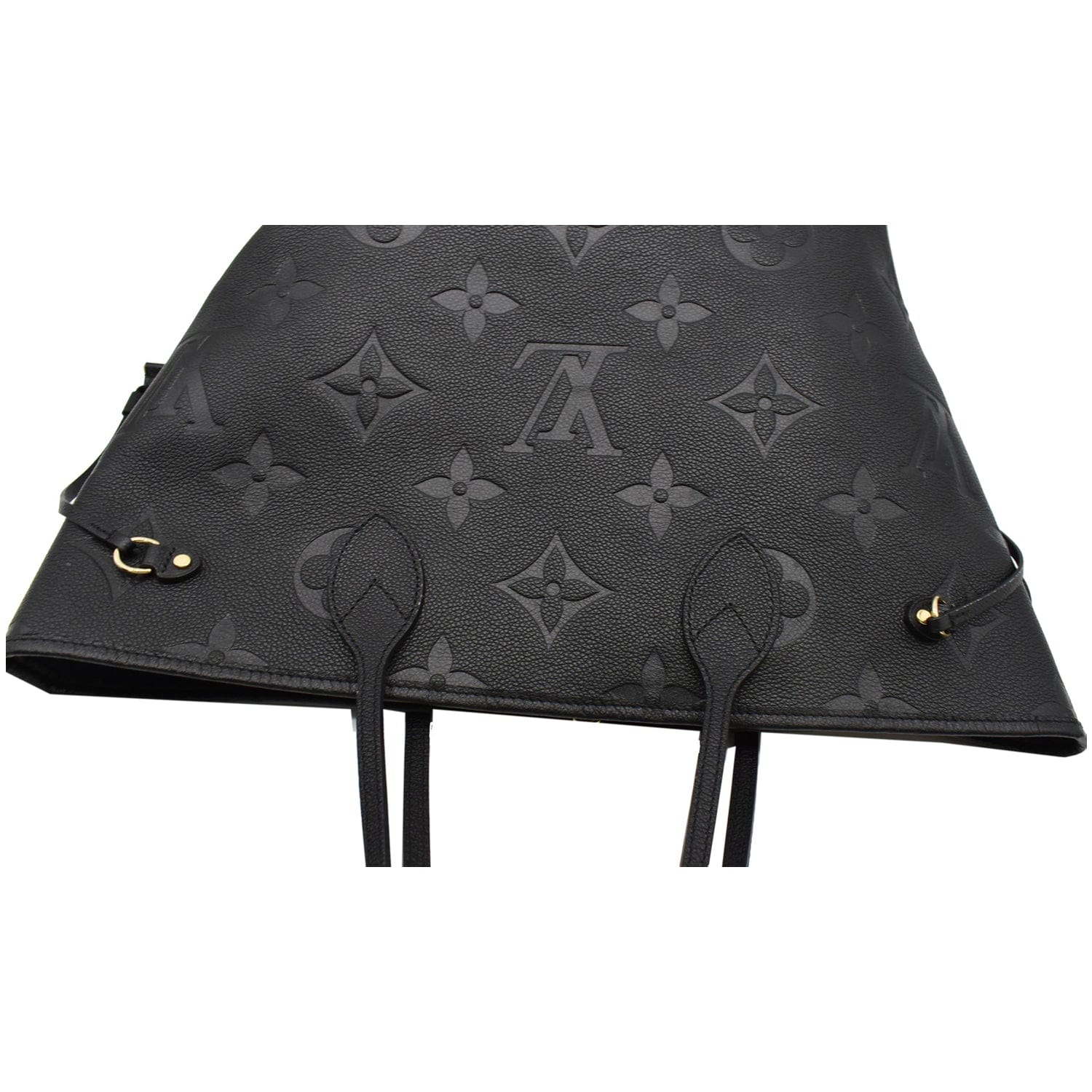 Neverfull MM Tote Bag - Luxury Monogram Empreinte Leather Black