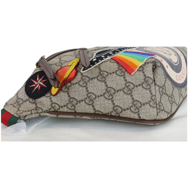 GUCCI Courrier GG Supreme Canvas Belt Waist Bum Bag Beige 529711
