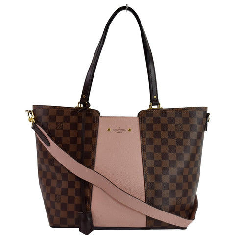 LOUIS VUITTON Jersey Damier Ebene Shoulder Bag Magnolia