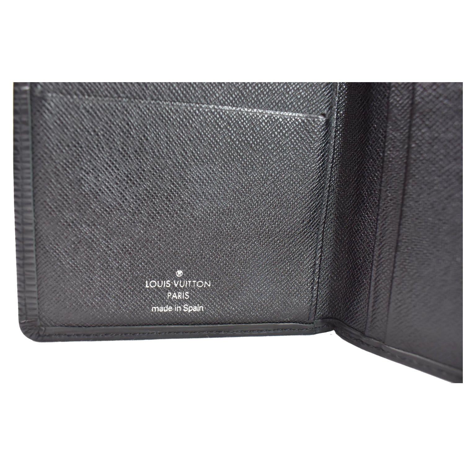 Louis Vuitton Black Epi Leather Passport Holder Wallet - Yoogi's Closet