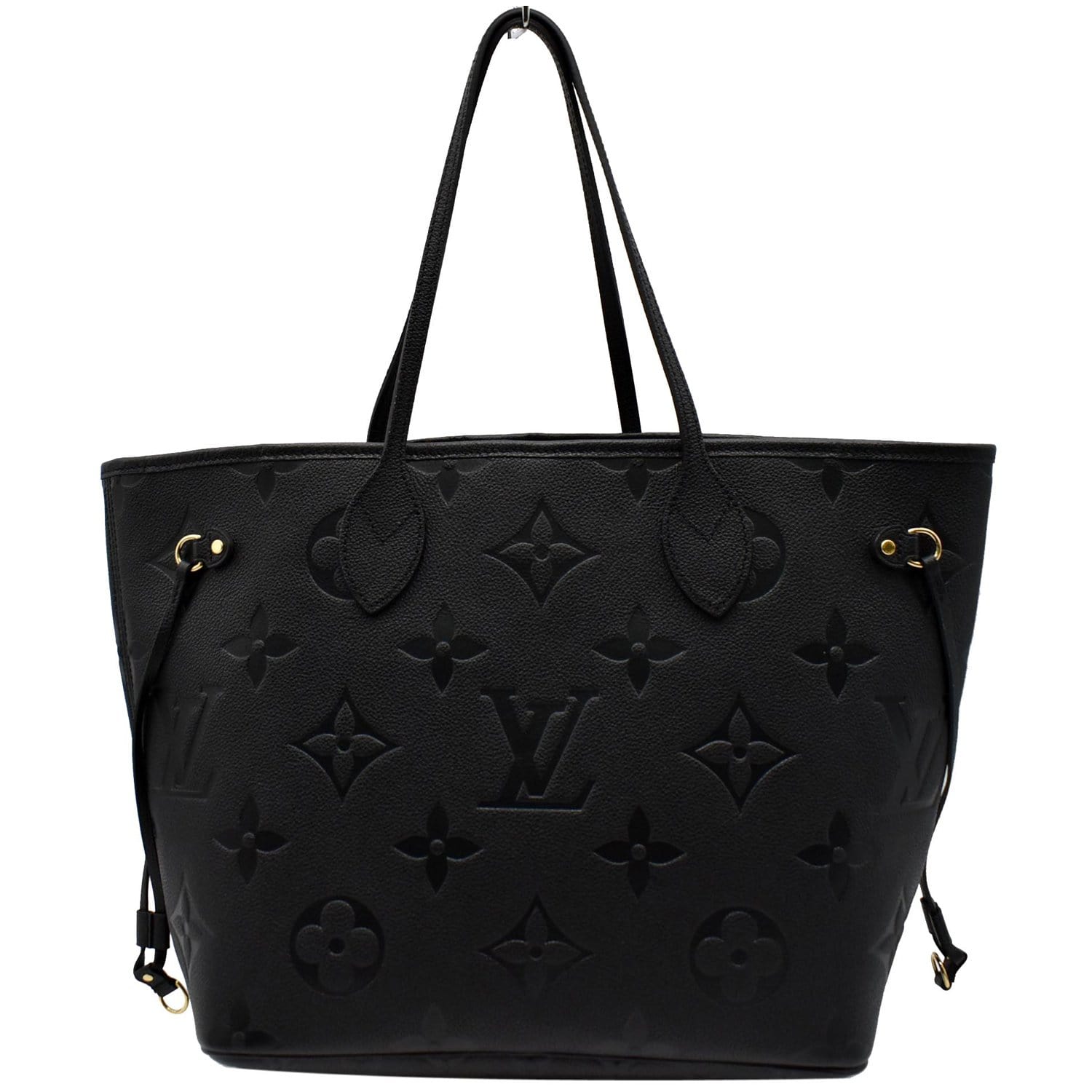Louis Vuitton Neverfull mm Tote Bag, Black, One Size