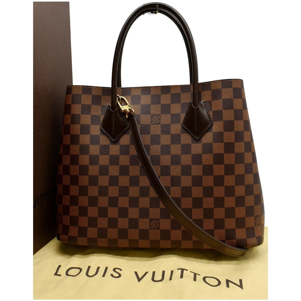 LOUIS VUITTON Kensington Damier Ebene Shoulder Bag Brown