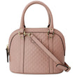 Gucci Mini Dome Micro Guccissima Leather Shoulder Bag Pink