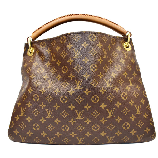 LOUIS VUITTON Artsy MM Monogram Canvas Shoulder Bag Brown