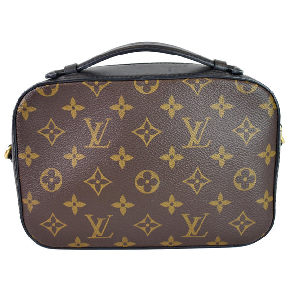 LOUIS VUITTON Saintonge Monogram Canvas Shoulder Bag Noir Black