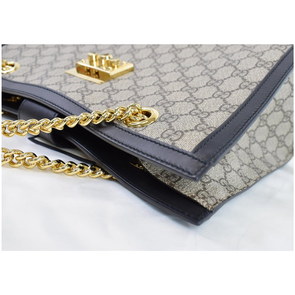 Gucci Padlock Medium GG Supreme Canvas Shoulder Bag women handbag