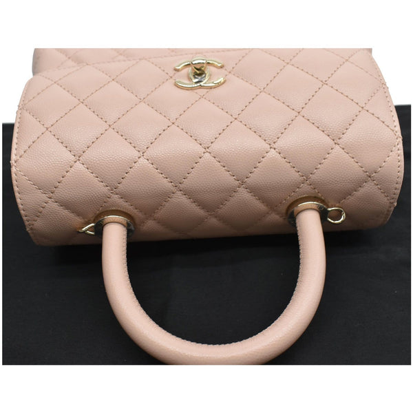 preloved Chanel Coco Mini Top Handle Flap top handle bag
