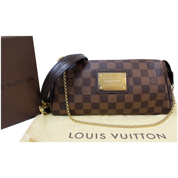 Louis Vuitton Pochette Eva Damier Ebene 2way Bag