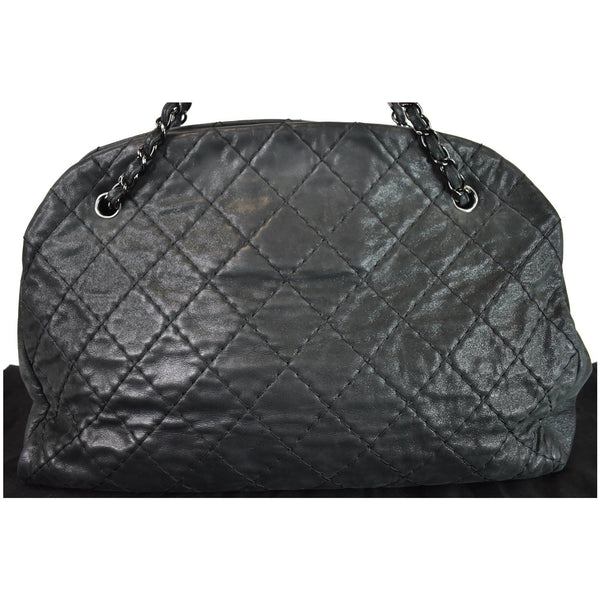 Chanel Just Mademoiselle Maxi Iridescent Leather - Black Bag