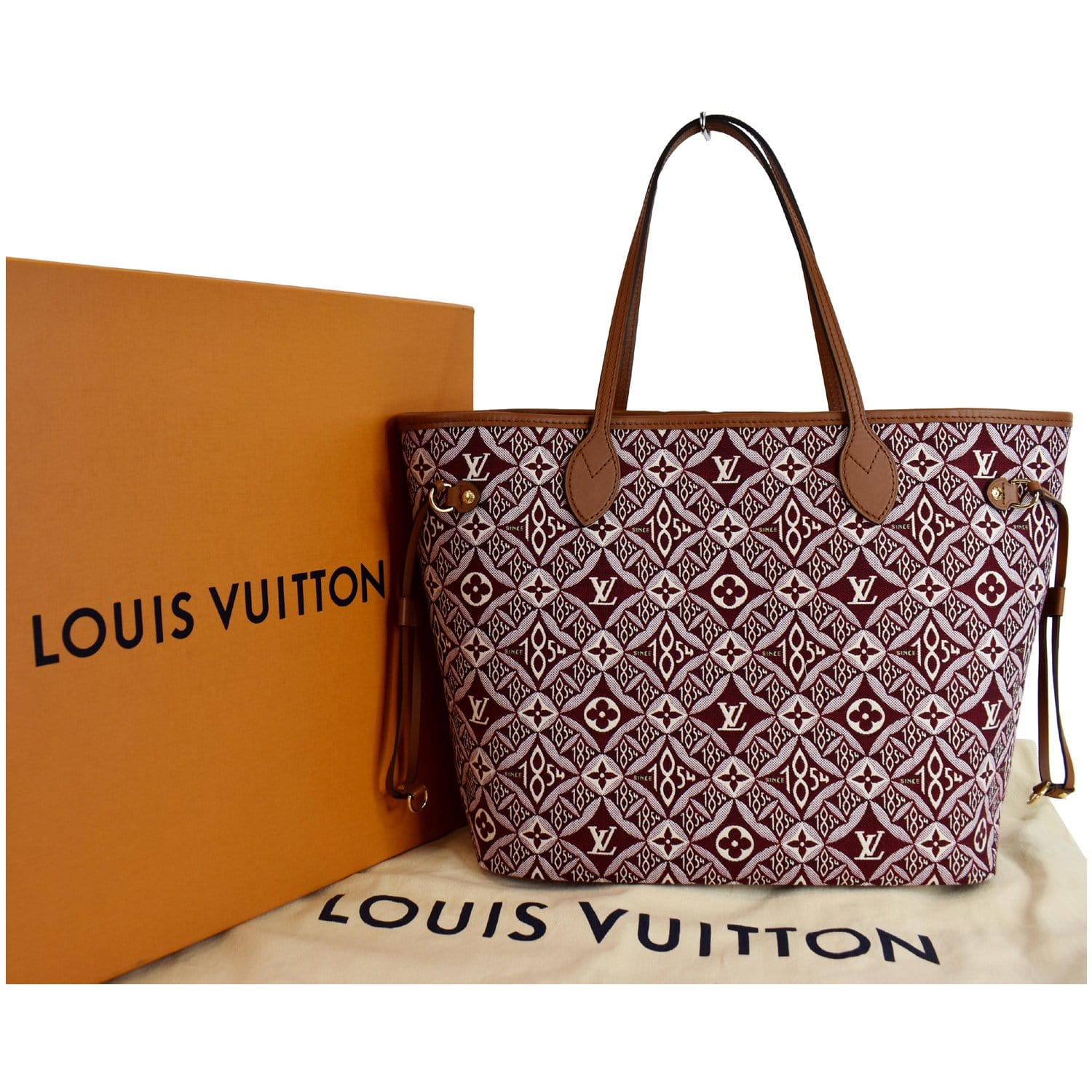 Louis Vuitton Bordeaux Monogram Neverfull Tote