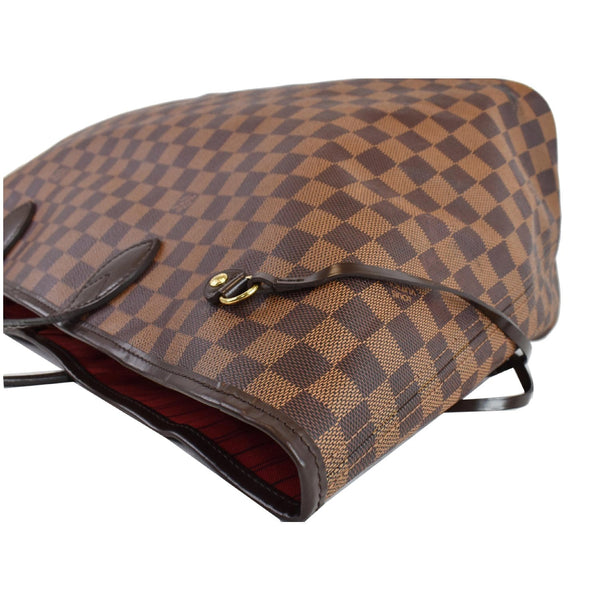 LOUIS VUITTON Neverfull GM Damier Ebene Tote Bag Brown