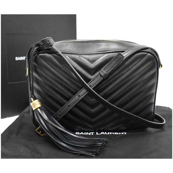 Yves Saint Laurent Lou Leather Camera Crossbody Bag - strap bag