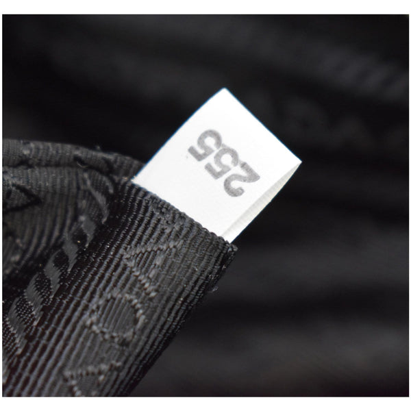 PRADA Vela Side-Cinch Nylon Tote Shoulder Bag Black