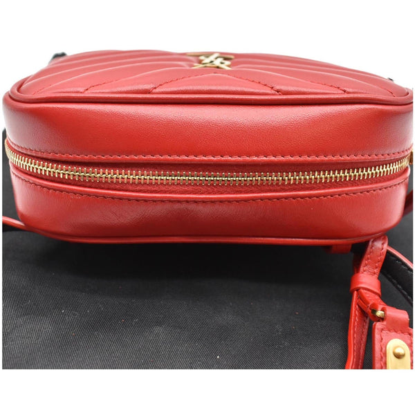 Yves Saint Laurent Lou Chevron Leather Belt Bag Red - DDH