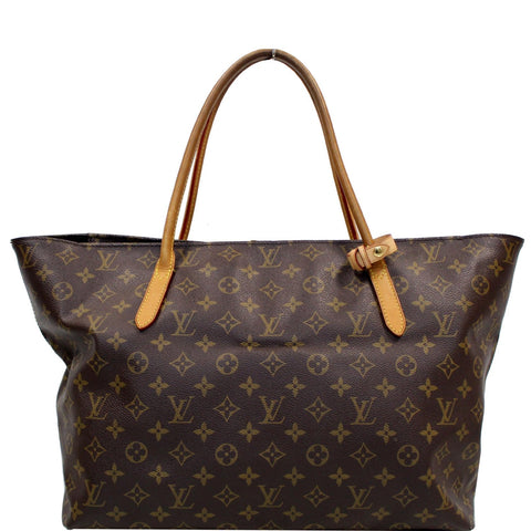 LOUIS VUITTON Monogram Canvas Raspail MM Shoulder Bag Brown