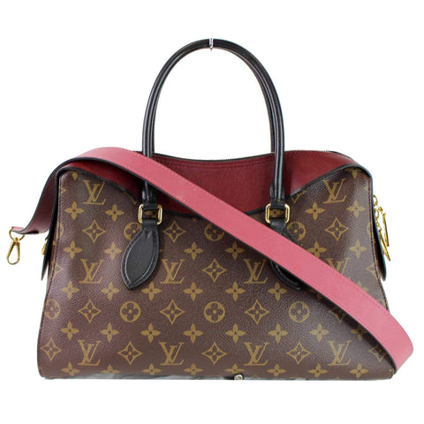 LOUIS VUITTON Tuileries Monogram Canvas Tote Shoulder Bag Brown - 25% OFF