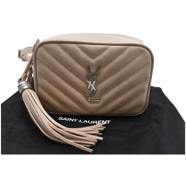 Preowned Yves Saint Laurent Lou Leather Camera Belt Bag