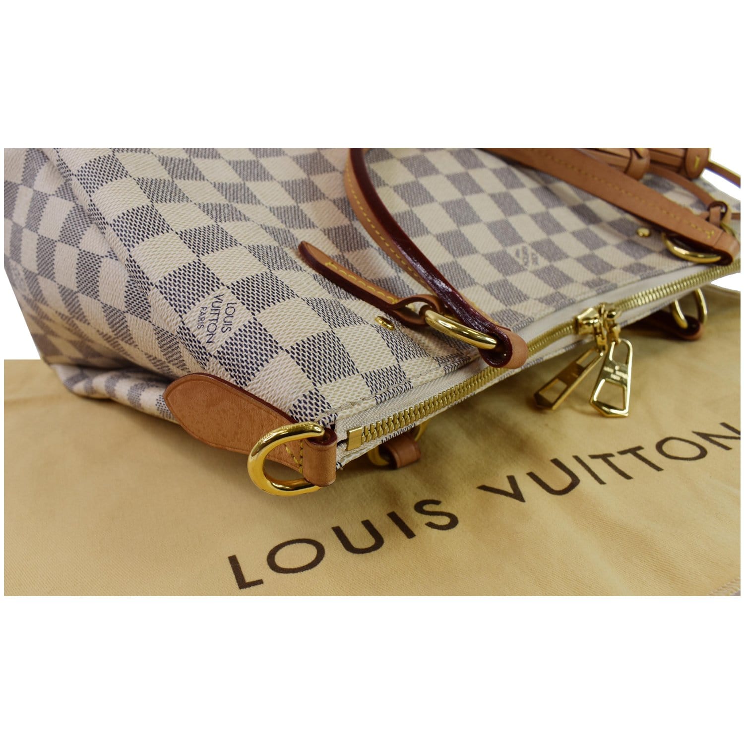 Louis Vuitton LV Lymington Damier Azur Top Handle Kit