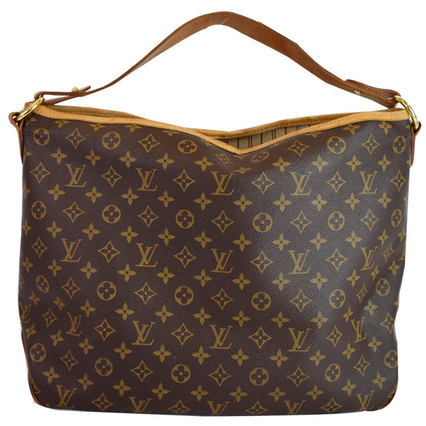 LOUIS VUITTON Delightful MM Monogram Canvas Shoulder Bag Brown