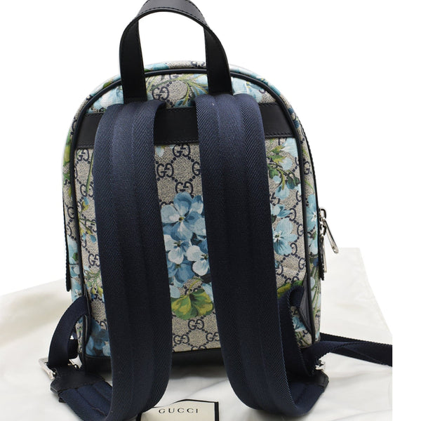 Gucci Blooms GG Supreme Monogram Backpack Blue - DDH