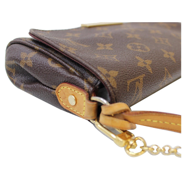 golden chain Louis Vuitton Favorite PM Crossbody Bag