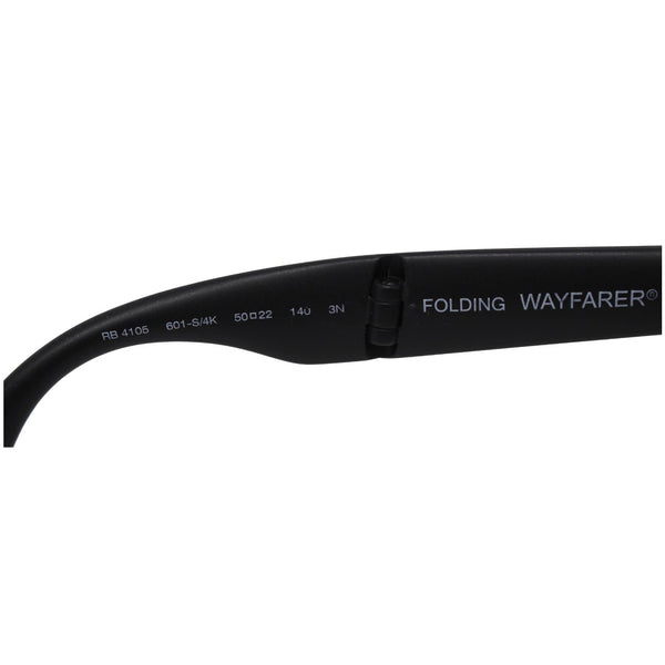 Ray-Ban RB4105 Wayfarer Folding Black Sunglasses for sale