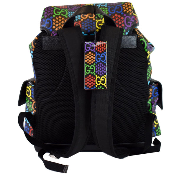 Gucci GG Psychedelic Supreme Backpack Bag Black