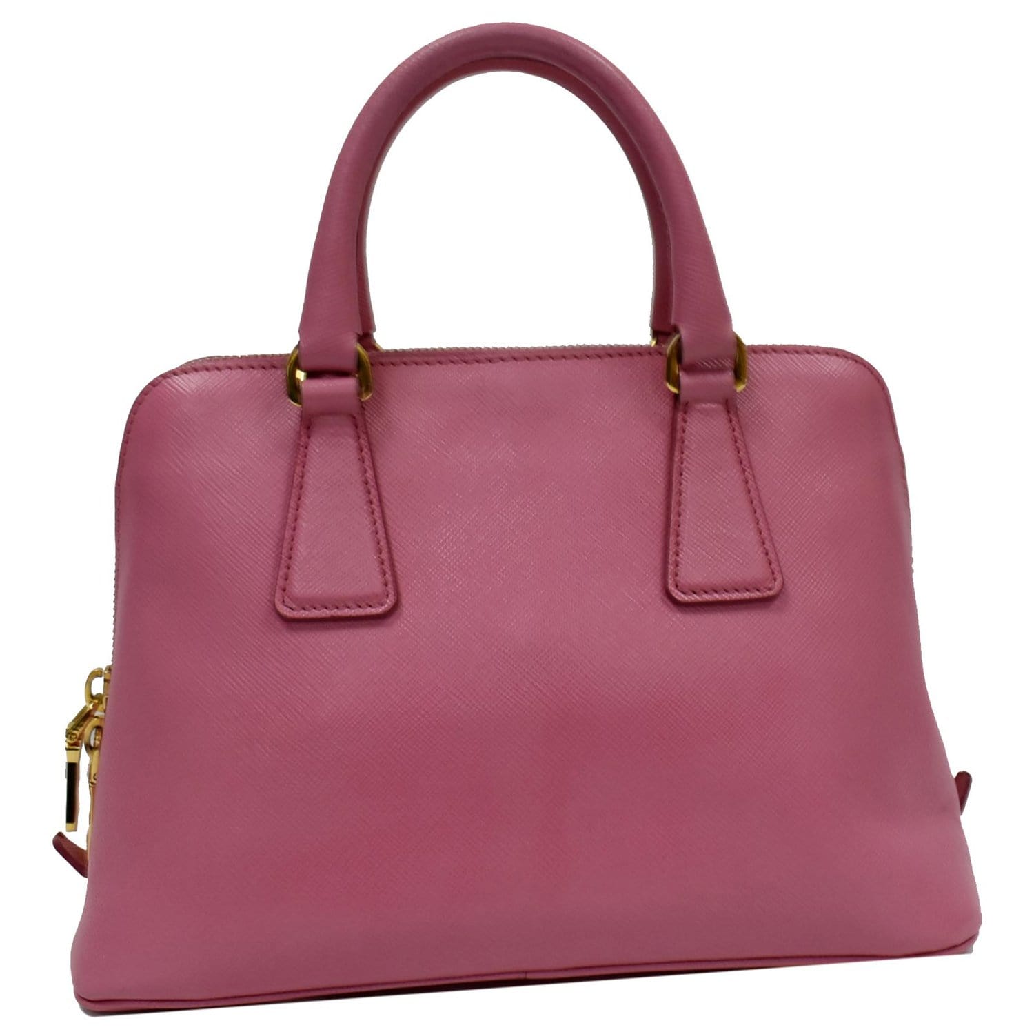 Prada Pink Saffiano Promenade Satchel Leather Pony-style calfskin  ref.304501 - Joli Closet