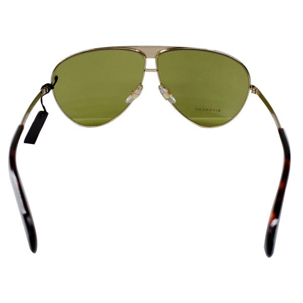 Givenchy GV 7128/S PEF Aviator Unisex Gold Sunglasses Green Lens