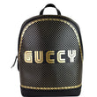 GUCCI Guccy Magnetismo Leather Backpack Bag Black 419584