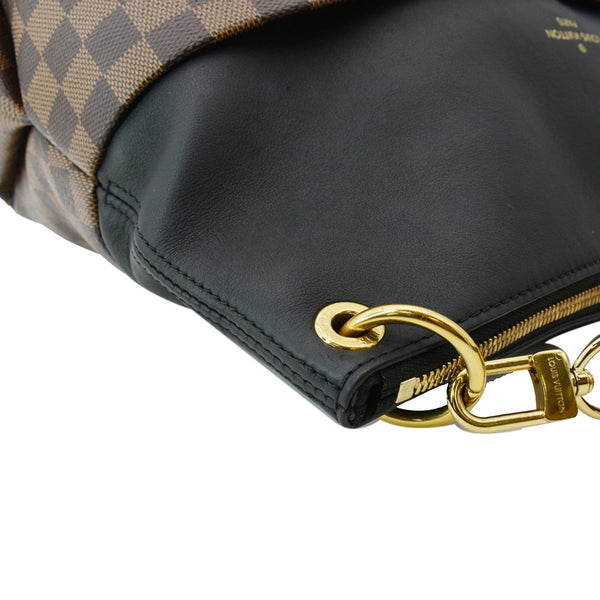 LOUIS VUITTON Maida Damier Ebene Hobo Shoulder Bag Noir
