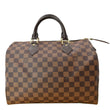LOUIS VUITTON Speedy 30 Damier Ebene Satchel Bag Brown