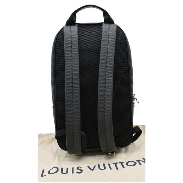LOUIS VUITTON Michael Damier Graphite Canvas Backpack Bag Black