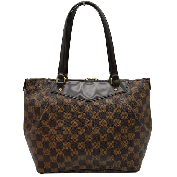 LOUIS VUITTON Westminster PM Damier Ebene Shoulder Bag Brown
