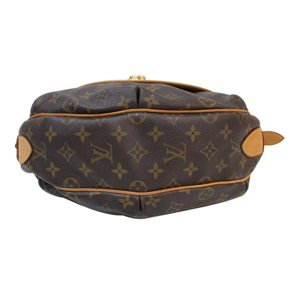 Backside Louis Vuitton Tulum GM Monogram Stuff Shoulder Bag