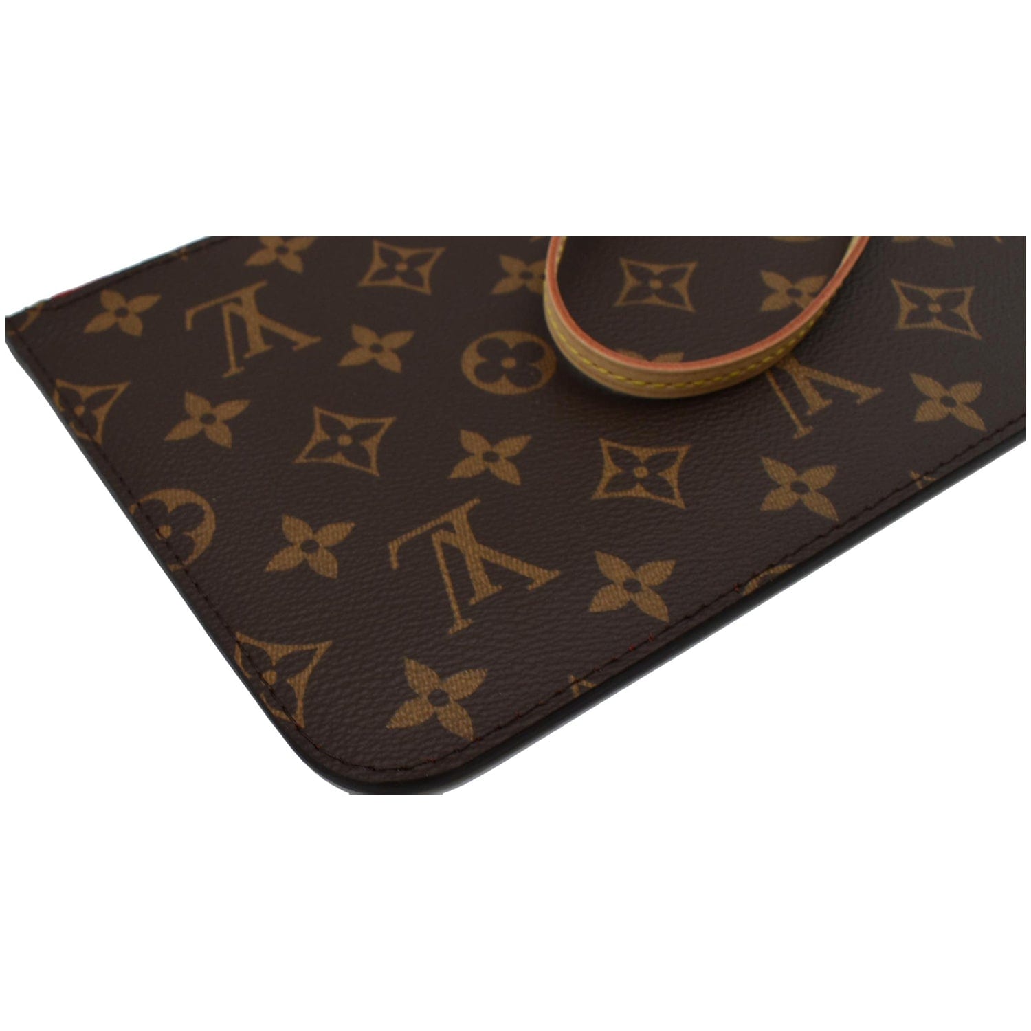 Louis Vuitton Neverfull Monogram Pochette Dark brown Cloth ref.658631 -  Joli Closet