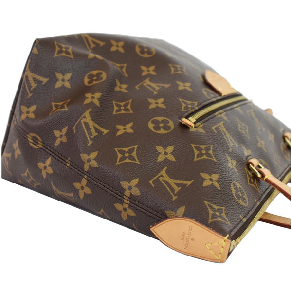 LOUIS VUITTON Iena PM Monogram Canvas Shoulder Bag Brown