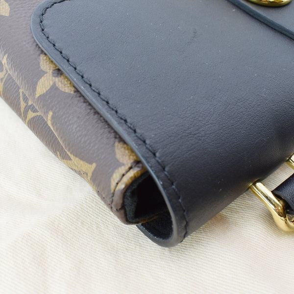 LOUIS VUITTON Locky BB Monogram Canvas Crossbody Bag Brown