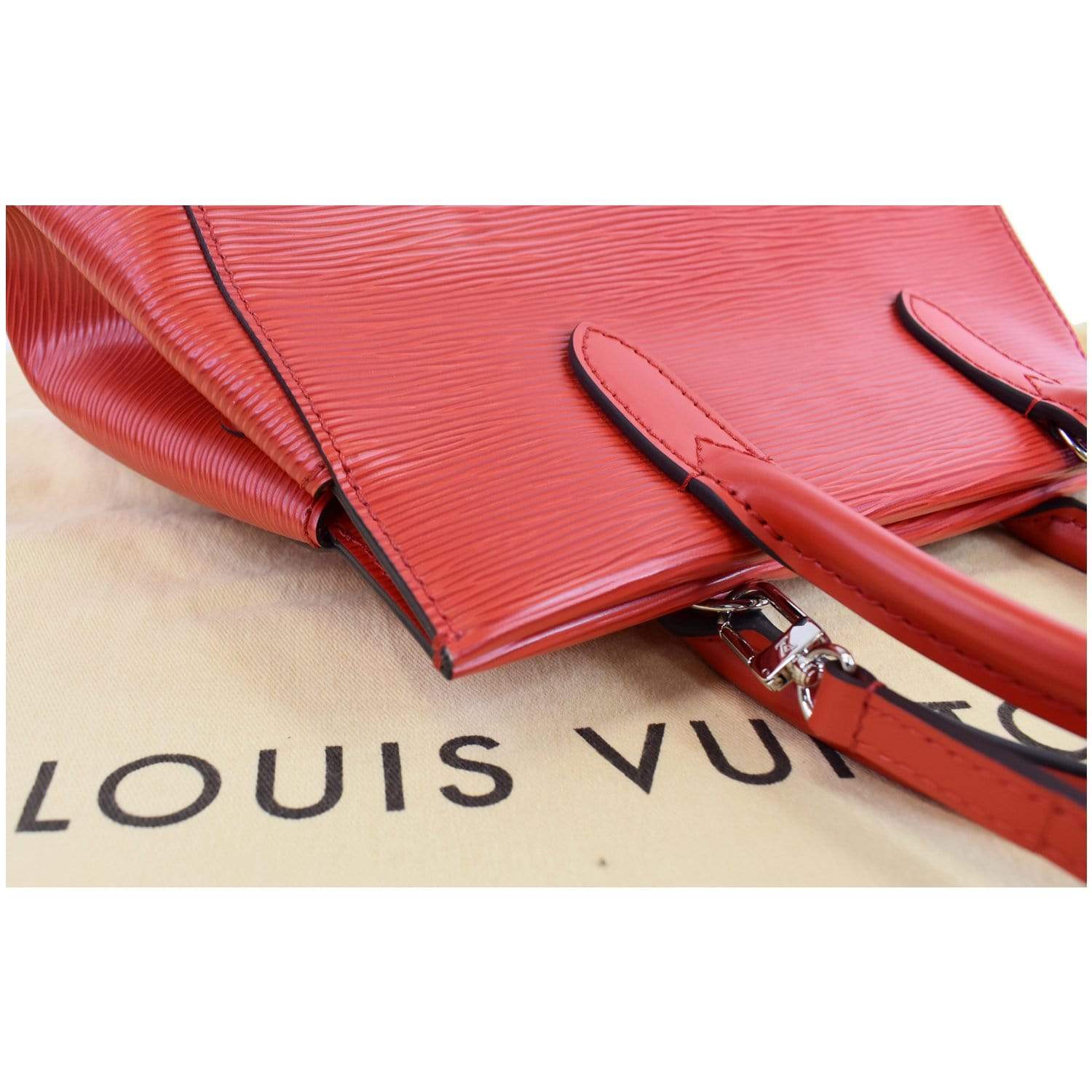 Louis Vuitton Top Handle Monceau Epi BB Piment in Leather with Silver-tone  - US