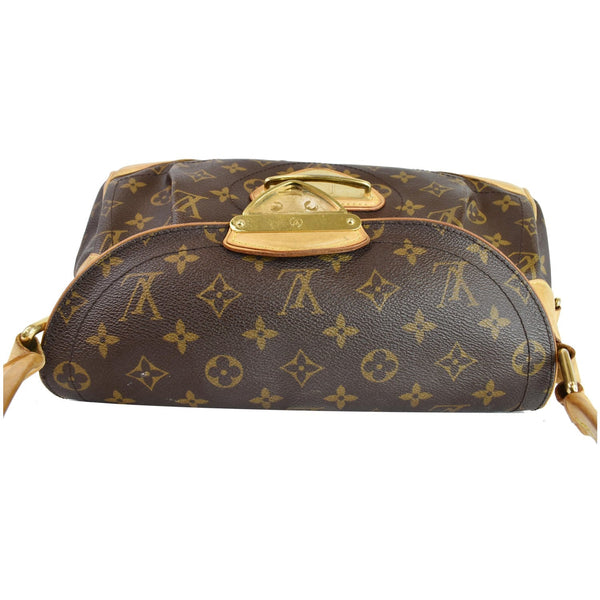 Louis Vuitton Beverly MM Monogram Canvas Shoulder Bag - top front side