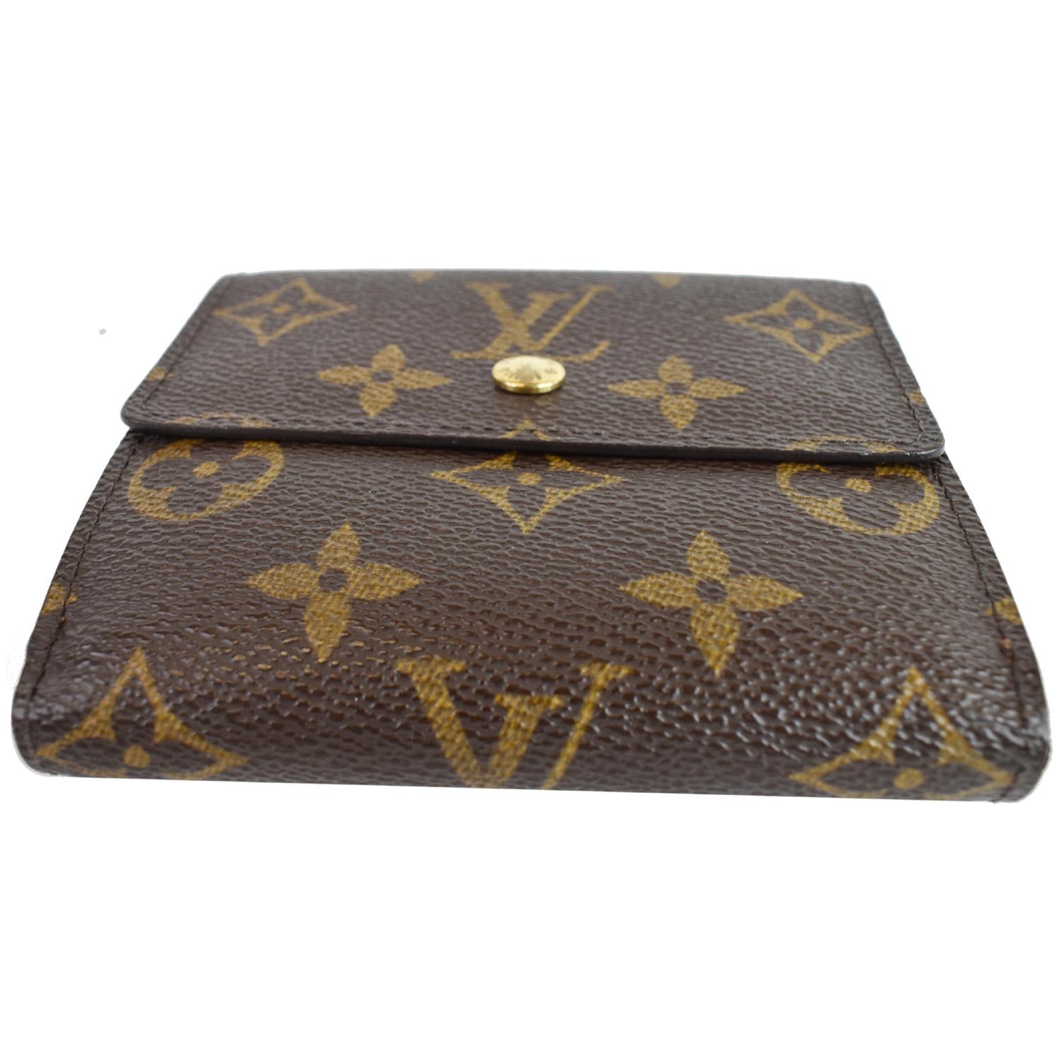 Louis Vuitton Portefeuille Anais M60402 Monogram Canvas Compact Wallet Brown