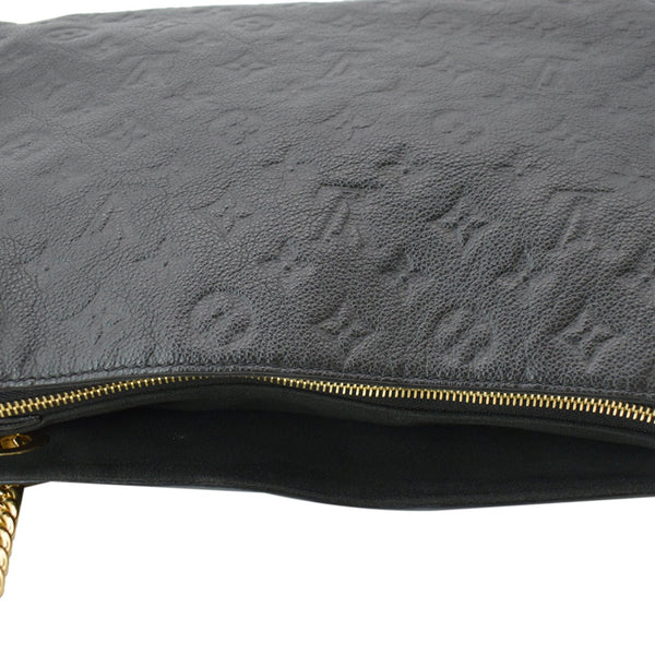 LOUIS VUITTON Surene MM Empreinte Leather Shoulder Bag Black