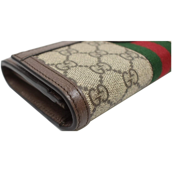 Gucci Ophidia GG Continental Supreme Canvas Wallet for women