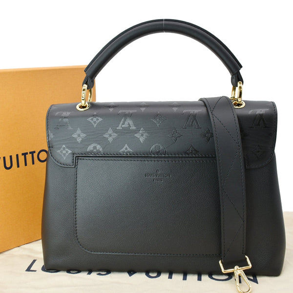 LOUIS VUITTON Very One Handle Calfskin Monogram Shoulder Bag Black