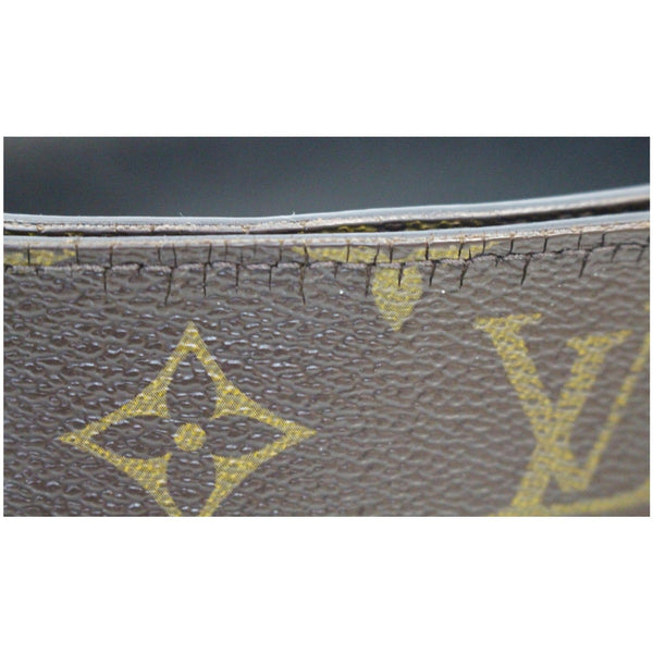 Louis Vuitton LV Initiales Monogram Canvas Belt seams