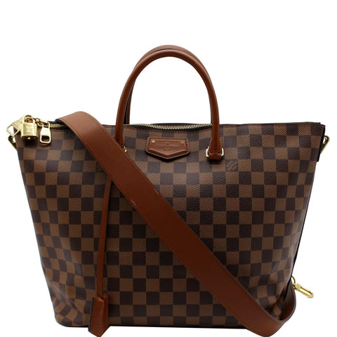 LOUIS VUITTON Belmont Damier Ebene Shoulder Bag Brown