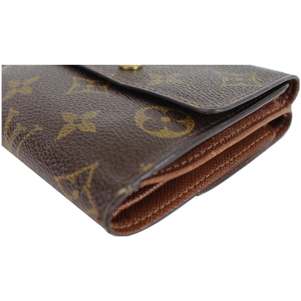 Louis Vuitton Elise Bifold Wallet Brown - corner view