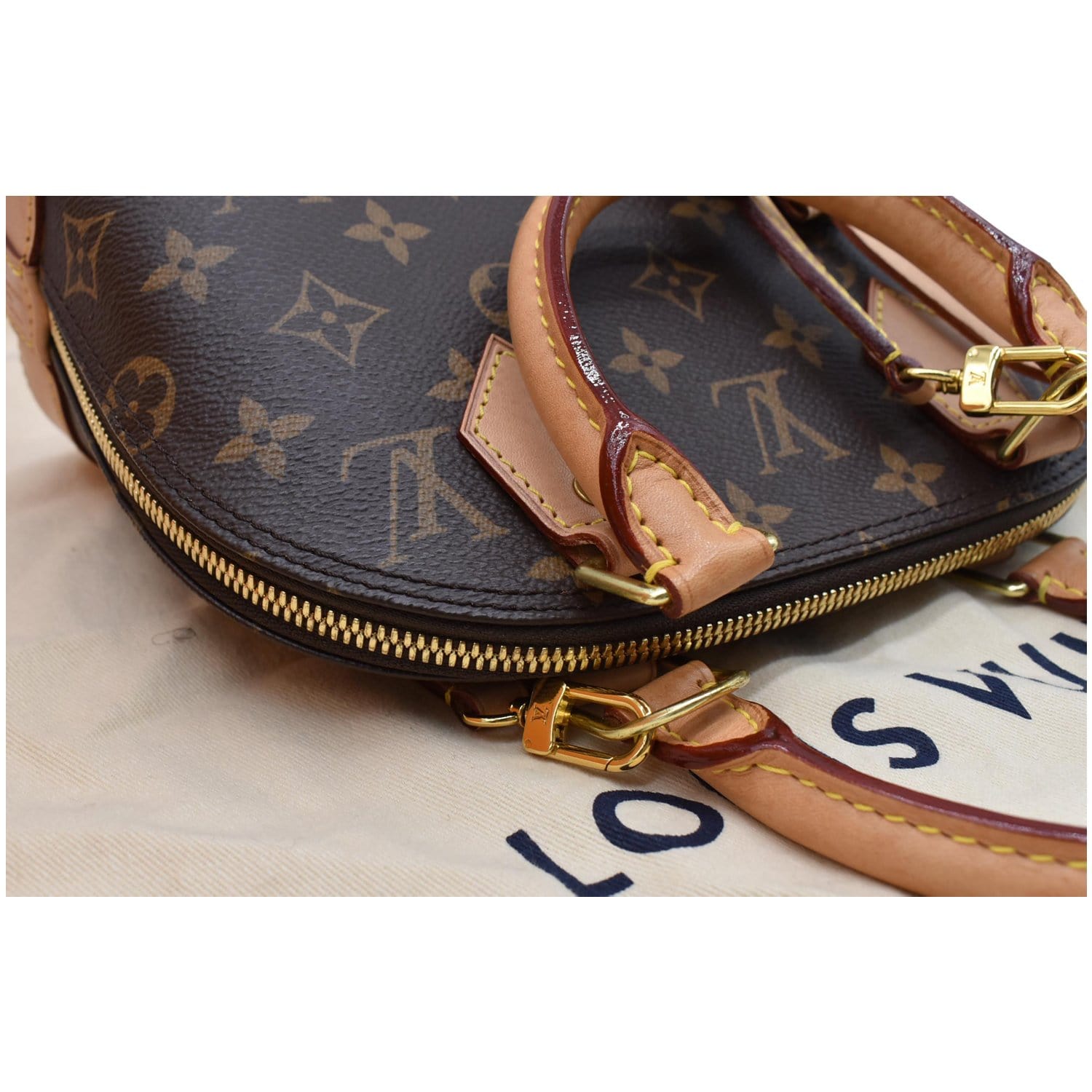 Louis Vuitton Micro Alma Bag Charm, Brown, One Size