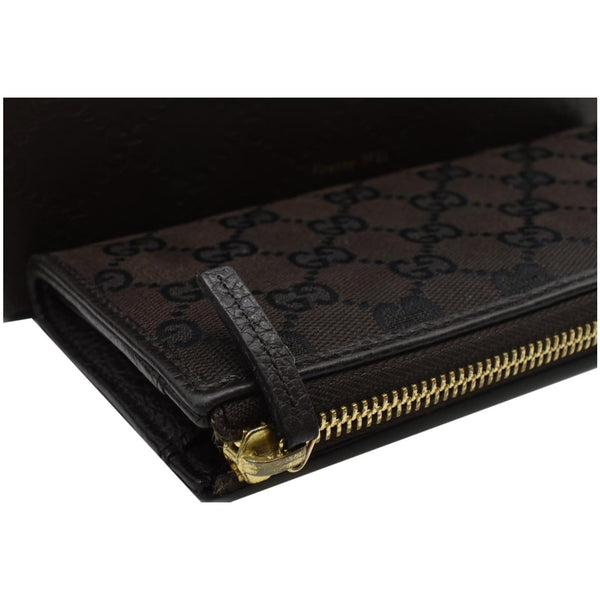 Gucci GG Canvas Zip Around Wallet - Used Luxury For Sale