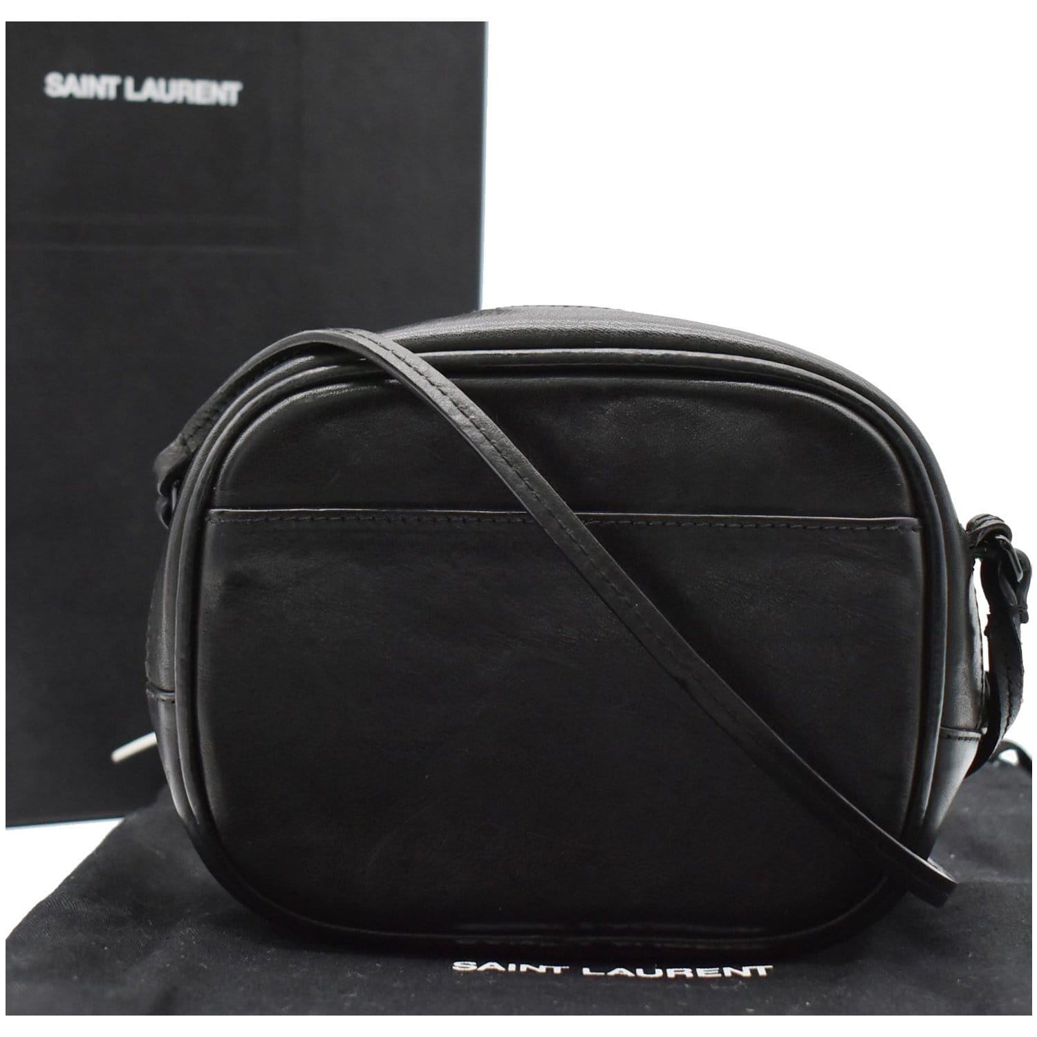 Saint Laurent YSL Blogger Leather Crossbody Bag